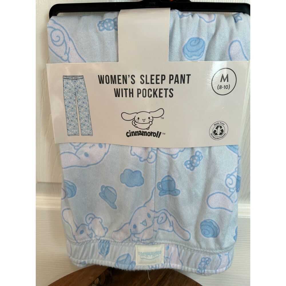Cinnamoroll Woman's Sleep Pants with Pockets Sz M (8-10) NWT
